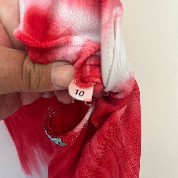 Girls Maxi Dress Tie Back Size 10 🇺🇸🇺🇸4th of July! - Picture 7 of 8